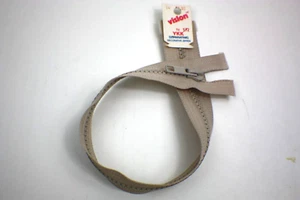 14" Vision by YKK Separating Decorative Zipper in Tan - Picture 1 of 3