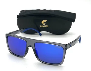 Gafas de sol CARRERA 8055/S KB7GREY gris transparente/azul espejo 58 mm - Imagen 1 de 4