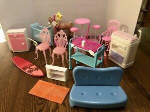 Barbie Furniture Lot Of 20 Items