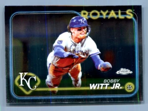2024 Topps Chrome BOBBY WITT JR BASE #120 Kansas City Royals - Picture 1 of 1