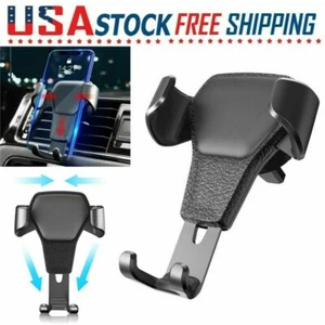 Gravity Car Mount Phone Holder Air Vent for iPhone 14 X XR XS Max Galaxy Note 9 - Picture 1 of 11