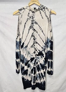 Gypsy 05 Dress Size S Tie Dye Long Sleeve Cold Shoulder - Picture 1 of 4