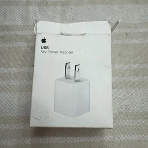 Genuine Apple 5W USB Power Adapter A1385 MD810LL/A OEM iPhone Charger - Afbeelding 1 van 4