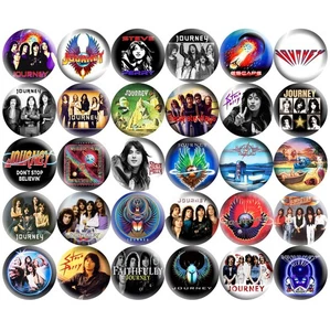 JOURNEY / STEVE PERRY 80er Musik 2,25" Pinback Buttons Classic Rock Band, 30 Pins - Bild 1 von 4