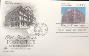 Tarjeta postal FDC 1982 - Scott # UX97 - arte artesanía caché UA - Imagen 1 de 1