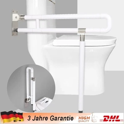 Stützgriff WC Aufstehhilfe Halte Waschbecken Griff Stütz-Haltegriff Klappgriff - Bild 1 von 4