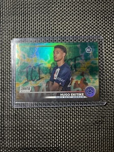 2022 Topps Stadium Club Chrome UEFA Competitions /225 Hugo Ekitike #44 Rookie RC - Picture 1 of 2