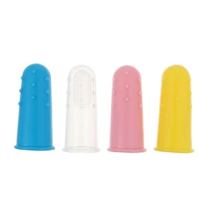 4Pcs Finger Toothbrush Silicone Oral Massager for Healthy Gums - Picture 1 of 12
