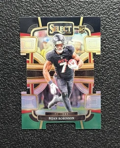 2023 Select BIJAN ROBINSON Black & Green Rookie Die-Cut RC #4 SP! *Falcons - Picture 1 of 2