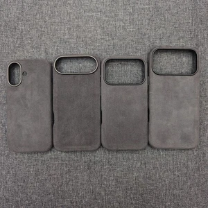 Echt ALCANTARA Leder Case Schutzhülle Cover für iPhone 15 16 17 Pro Max MagSafe - Bild 1 von 23