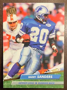 Barry Sanders Detroit Lions 1992 Fleer Ultra #122 casi nuevo+ - Imagen 1 de 2