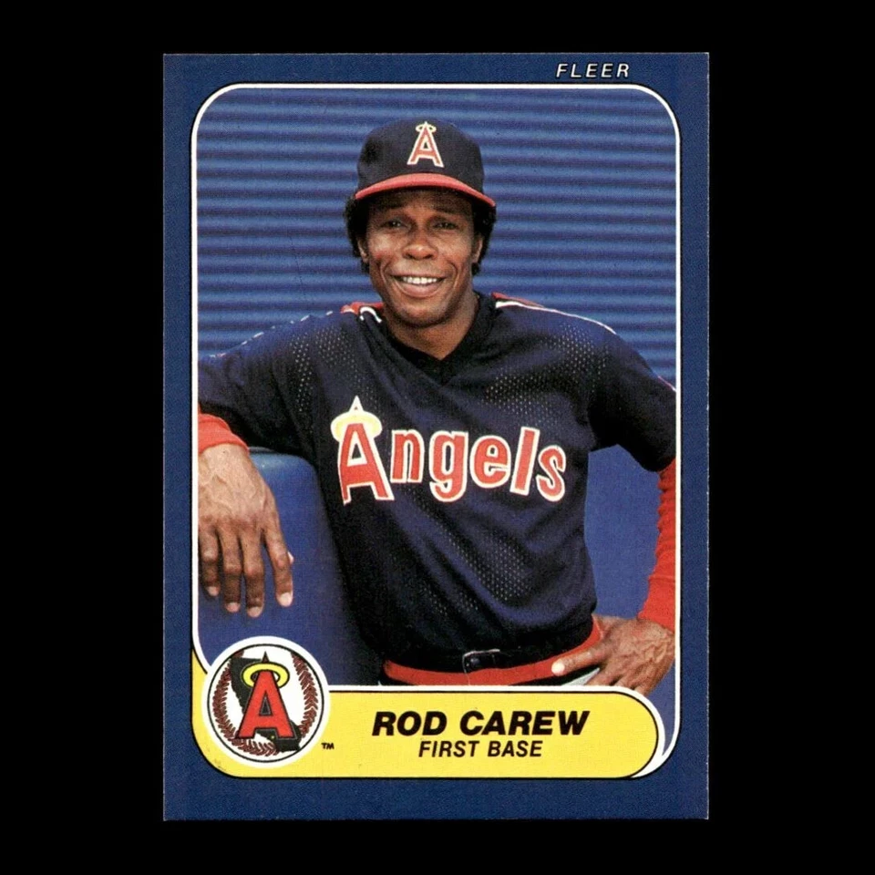 Rod Carew 1986 Fleer Card 151 - Image 1 of 1