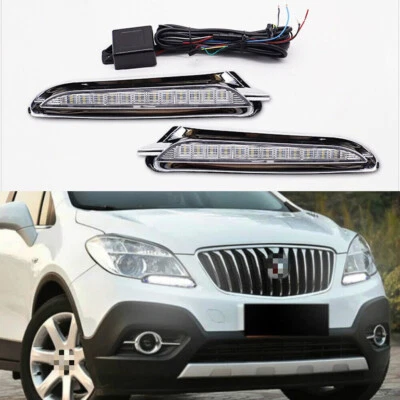 Lámpara antiniebla LED diurna de 3 colores 2 piezas para Buick Encore año 2012-2015 Foto 1 de 4