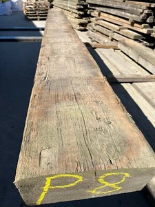 Reclaimed Timber/Old Pitch Pine Timber Beam/(10"x6") 305x150mm 4.3m long@£150 P8 - Picture 1 of 12
