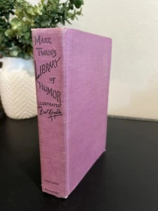 Mark Twain's Library of Humor, Illustrated, Beautiful Purple Cloth Binding - Picture 1 of 5