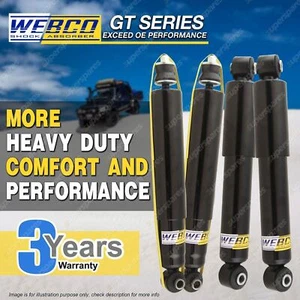 Front + Rear Webco HD Pro Shock Absorbers for HOLDEN RODEO 2WD RA Cab Ute - Picture 1 of 3