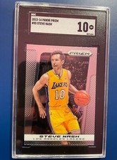 2013-14 Steve Nash #85 Panini Prizm SGC 10 Gem Mint Los Angeles Lakers 