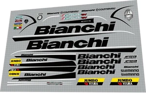 BIANCHI Infinito (2017) CV Team Jumbo Frame Decal Set - Picture 1 of 2