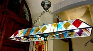 grande lampadario Longobard l'arte del ferro battuto - Foto 1 di 15