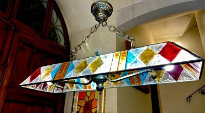 grande lampadario Longobard l'arte del ferro battuto - Immagine 1 di 4