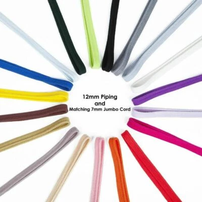 NEOTRIMS Paspelkordel Paspel Band,Baumwollkordel mit Kern Borte für Hoodie Kordel,Neotrim