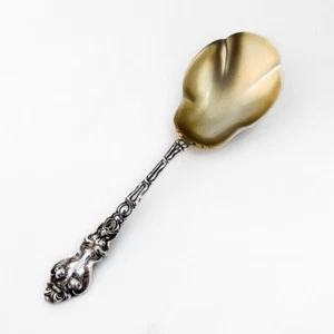 Douvaine Berry Spoon Sterling Silver Unger Brothers 1890 - Picture 1 of 3