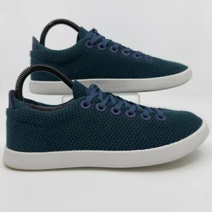 Allbirds Tree Piper Damen 8 Laufschuhe blau grün weiß Schnürschuhe niedrig Sneaker - Bild 1 von 18