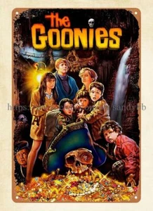 1985 THE GOONIES MOVIE POSTER metal tin sign metal rusty replica art - Picture 1 of 4