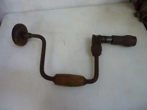 Vintage Ratcheting Hand Bit Brace Drill - Picture 1 of 5