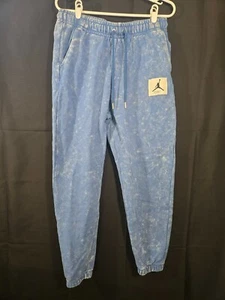 Nike Men's Air Jordan Washed Fleece Pants True Blue/Sail DR3089-485 Medium - Picture 1 of 12