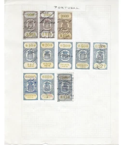 F3751 FISCALES PORTUGUESES, INGRESOS, SELLOS FISCALES EXCELENTE Y RARA COLECCIÓN - Imagen 1 de 1