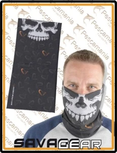 Snood Skull Tec-Rohr Savage Gear Schädel Gymnastikband Kappe - Picture 1 of 1