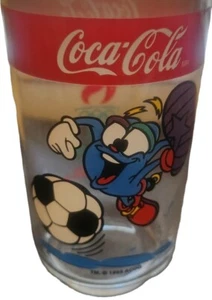 Vaso de fútbol vintage de los Juegos Olímpicos de Atlanta 1996 mascota  - Imagen 1 de 9