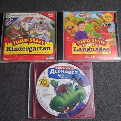 Learning Company Jumpstart Preschool 3 Math Reading Language PC Homeschool Games - Image 1 of 4