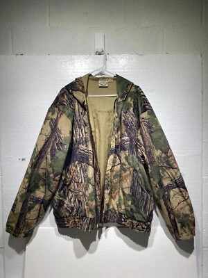 PELLA Realtree Lightweight Camo Hooded Zipped Outdoor Jacket SZ 3X Regular Fit - Image 1 of 4