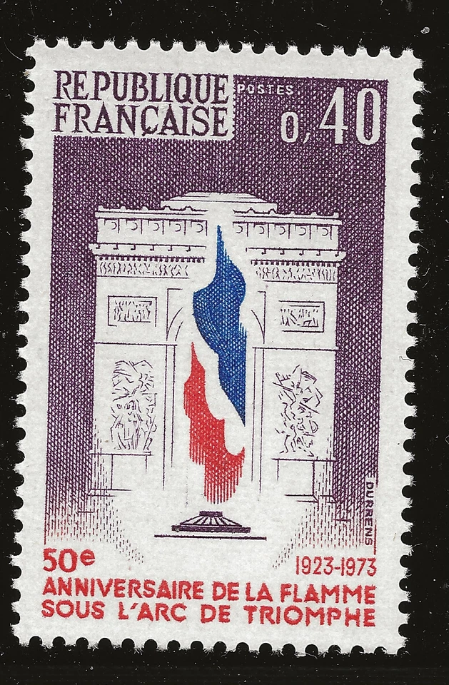France Scott #1386, Single 1973 Complete FVF MNH - Image 1 of 1