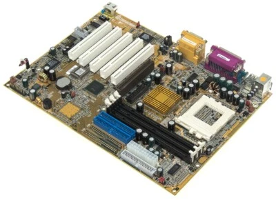 Scheidt&Bachmann W02 Ver: 2.12 Socket 370 3x SDRAM AGP 5x PCI ATX Mainboard - Image 1 of 2