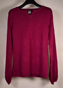 Nicole by Nicole Miller Womens Sweater Burgundy Sample M - Picture 1 of 4
