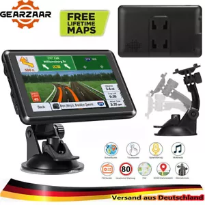 5 Zoll GPS NAVI Navigationsgerät PKW LKW KFZ Truck Navigation 8GB 3D EU Karten - Bild 1 von 17