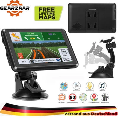 5 Zoll GPS NAVI Navigationsgerät PKW LKW KFZ Truck Navigation 8GB 3D EU Karten - Bild 1 von 4