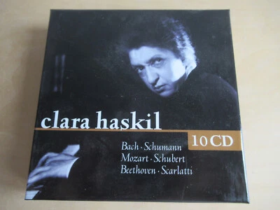 Clara Haskil-10er CD Box-Bach, Mozart, Schumann, Scarlatti. Schubert, Beethoven - Bild 1 von 3