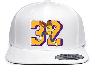 Los Angeles Lakers Magic Johnson 32 Snapback Hat - Picture 1 of 1