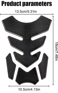 ADESIVO PARASERBATOIO MOTO IN CARBONIO PROTEZIONE PER PARA SERBATOIO UNIVERSALE - Imagen 1 de 5