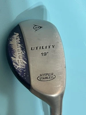 Dunlop Solution 19° Utility 5 Wood Golf Club Hyper Stainless Aldila Shaft 41" RH - Image 1 of 4