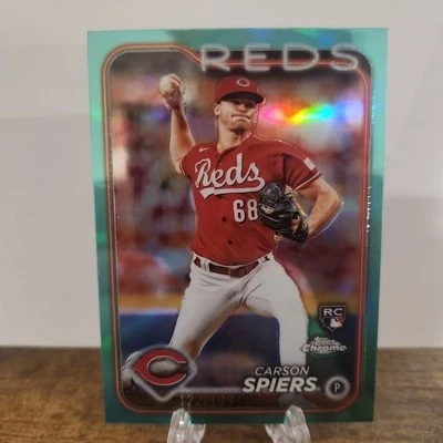 2024 Topps Chrome - Carson Spiers #167 Refractor (RC) - Image 1 of 4