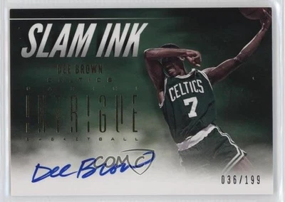 2012-13 Panini Intrigue Slam Ink /199 Dee Brown #38 Auto - Image 1 of 2