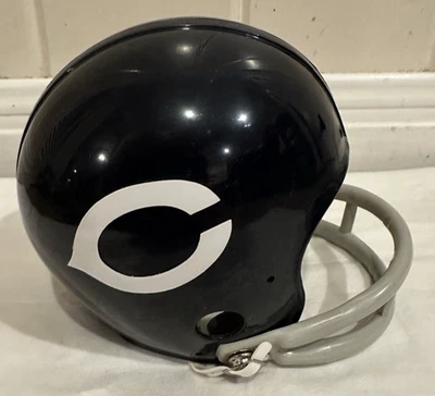 **MUITO BOM** Capacete Chicago Bears RIDDELL Mini Throwback 2 barras (1962-1973) - Imagem 1 de 4