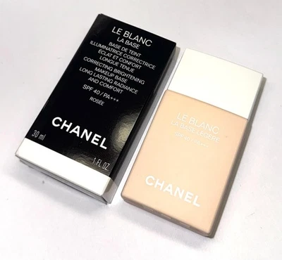 Chanel Le Blanc La Base Correcting Brightening Makeup Base Long Lasting Rosee  - Bild 1 von 4
