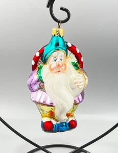 Kurt Adler Polonesa Blancanieves Uno de los Enanos Figura Vidrio Adorno - Imagen 1 de 9