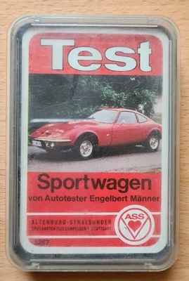 Quartett Kartenspiel "Test Sportwagen" Nr. 3262 von ASS - Bild 1 von 4